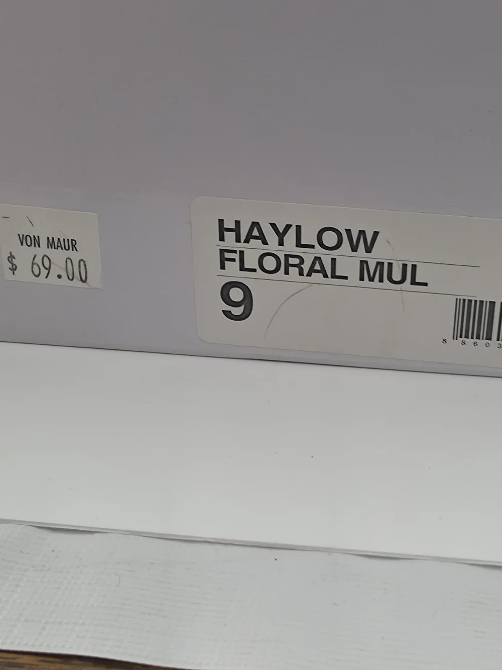 Steve Madden Halo Peep Toe Black Floral T-Strap Platform Heels Sz9